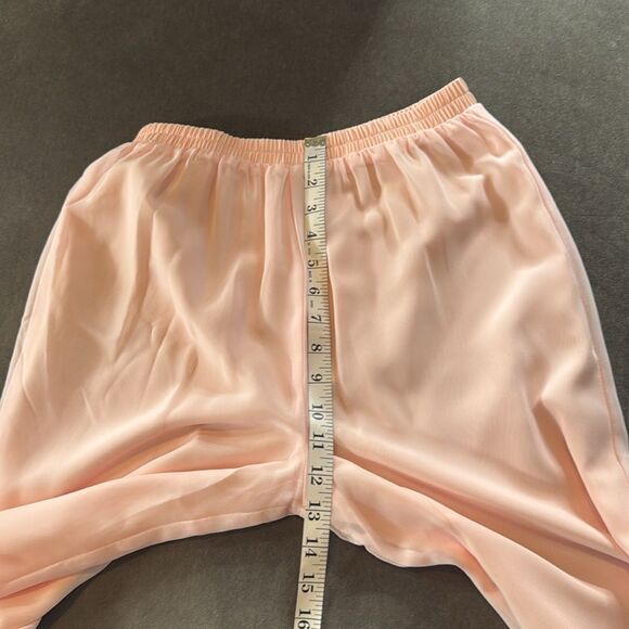 Women’s Pink Chiffon 3 Piece Formal Pant Suit Set Mother of the Bride Size 4 NWT - Picture 15 of 15